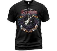 Cotton T-Shirt Rainbow Long Live Rock 'n' Roll Album tee Ritchie moreBlackS