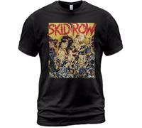 Cotton T-Shirt Skid Row B-Side Ourselves Album tee Rachel Bolan Scotti Hill Black XL