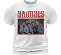 Cotton T Shirt The Animals Album tee John Steel Mick Gallagher Eric Burdon White XXL