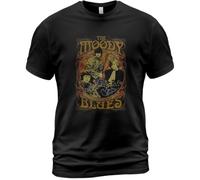 Cotton T-Shirt The Moody Blues Days of Future Passed Album tee Graeme EdgeBlackS