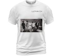 Cotton T-Shirt Ultravox Vienna Music tee Chris Cross Warren Cann Billy CurrieWhiteS