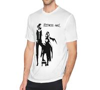 Cotton T-Shirts for Men and Women, Fashion Trendy Crew Neck Shirts, Mens tee Stevie Rumours Nicks T Shirt White