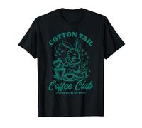 Cotton Tail Coffee Club Coffee Me Makes Me Hoppy Bunny Camiseta