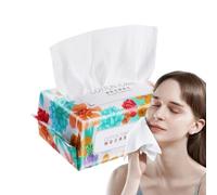 Cotton Tissue - Toalla de papel facial gruesa con diseño de perlas, tejido facial higiénico, toallitas de algodón seguras para pieles sensibles, removedor de maquillaje, adulto