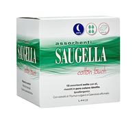 Saugella nocturna y diurna Cotton Touch 12 compresas noche + 14 Compresas Día con Alas de algodón 100% hipoalergénica