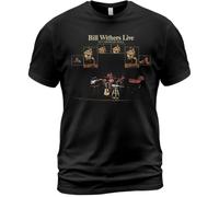 Cotton Unisex T-Shirt Live at Carnegie Hall Bill Withers Music Shirt Use MeBlackXXL