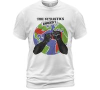 Cotton Unisex T-Shirt The Stylistics Round 2 Album tee Russell Thompkins Jr.WhiteXXL