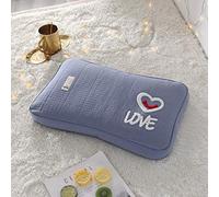 Cotton Washed Cotton Buckwheat Shell Pillow Adult Pillow Three-dimensional Towel Embroidered Bone Neck Pillow-03_50*30 * 8cm