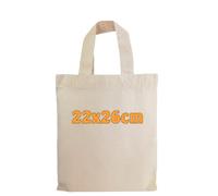 Cottonbagjoe Bolsa pequeña de farmacia | perfecta para pintar | bolsa de yute | bolsa de regalo | sin estampado