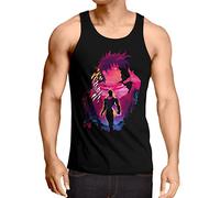 CottonCloud Joestar Camiseta de Tirantes para Hombre Tank Top T-Shirt Bizarre Anime Japan Manga Jojos, Talla:M