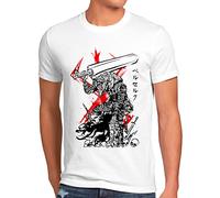 CottonCloud Mighty Swordsman Camiseta para Hombre T-Shirt Anime Manga Berserk Cosplay, Talla:L