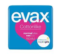 Evax Compresa Cottonlike Normal Alas , 16 un