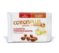 Cottonplus Juego de 40 toallitas desmaquillantes secas patentadas, sin conservantes, 100% naturales