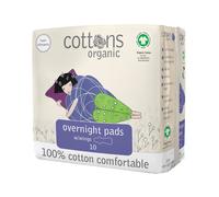 Cottons Apósitos De Noche Con Solapas 10 unidades