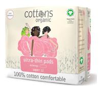 Cottons compresa ultrafina con alas absorción super 12uds