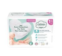 Cottony Pañales Bebé 100% T1 2-5kg 27 unidades