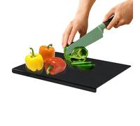 Cottura Esterni Cucina - Tagliere Campeggio Con Bordo Antiscivolo - Tappetini Da Taglio | Protettore Nero Per Piano Cucina Utensili Per Preparazione Pasti Casa Appartamento Ristorante