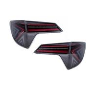 COTUND Par de luces traseras de coche compatibles con Honda Vezel HRV 2014-19 LED de freno que fluye agua parpadeo Plug and Play Lámparas luces traseras(Transparent)