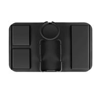 Couch Cup Holder Armrest - Silicone Sofa Arm Tray with Side Storage Pockets | Non-Slip Drink Holder Table for Beverages, Snacks, Remote Control, Mobile Phone, Convenient Anti-Spill Couch Arm Organizer