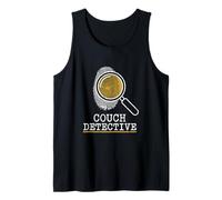 Couch Detective Aficionado Investigación Entusiasta Detective Camiseta sin Mangas