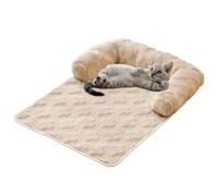 Couch Dog Bed Washable, Soft Plush Non-Slip Bottom Protection