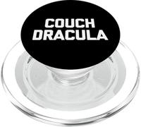 Couch Drácula - Divertido Dicho sarcástico Lindo y Genial Novedad PopSockets PopGrip para MagSafe