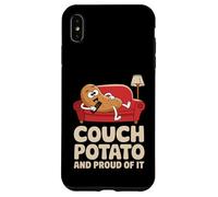 Couch Potato and Proud of It Camisa Divertida Estilo de Vida Carcasa para iPhone XS MAX