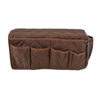 Couch Remote Holder Pocket Design Dustproof Waterproof Sofa Armrest Organizers Protector for Pets (Coffee)