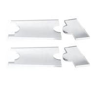 Couch Wall Spacer - Clear Acrylic, 8.93 Inches Bed Stoppers, Protective Furniture Guard | Anti-Damage WallsBarrier, Sofa Wall Spacer For Couch, Bed And Home Use