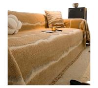 couchcover, Manta universal de chenilla for sofá, apta for todas las estaciones, con protección antiarañazos de gatos, ideal como toalla, alfombra o tapete de viaje. ,for home(Coffee color,180x300cm)