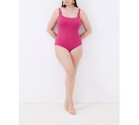 Couchel Couchel - Bañador detalle anillas de mujer. 230 Rosa oscuro Talla 52