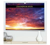 Couchers de soleil (Calendrier mural 2026 DIN A2 vertical) calendrier de bureau: Série de couchers de soleil à travers les saisons