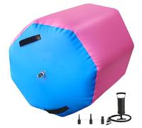 COUCHO Rodillo de Gimnasia, Entrenador Flexión Espalda con Colchoneta, Barril Inflable Gimnasia con Rodillo Aire, Entrenador Flexión Espalda para Yoga, Diámetro 70/80/90 CM(90*L100CM)