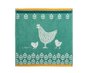Coucke - Esponja Cuadrada de Jacquard de algodón, cazuela, 50x50 cm