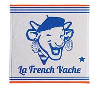Coucke La Vaca Que ríe La French Vachhe-Esponja Cuadrada, algodón, Blanco, 50 x 50 cm