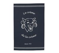 Coucke - Paño de Cocina con Estampado de algodón, 50 x 75 cm, Vaca Que se ríe, Crema