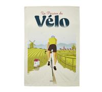 Coucke - Paño de Cocina con Estampado de algodón, Wim' Passion Bicicleta, 50 x 75 cm
