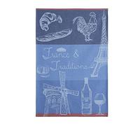 Coucke Paño de Cocina de algodón con Estampado de Francia y tradición, 50 x 75 cm
