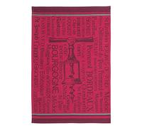 Coucke Paño de Cocina, sacacorchos, 50 x 75 cm, Color Rojo Burdeos, algodón, Rojo