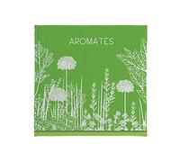 Coucke Toalla de Manos aromáticos, Color Verde, tamaño 50 x 50