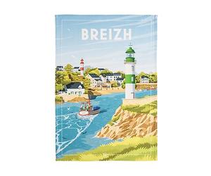 Coucke Wim Breizh, paño de algodón Impreso, 50x75 cm