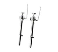 CoudarTitie 2 Piezas Soporte Tom Drum Montaje Bracket Tom Drum Accesorios Repuesto Instrumento Percusión Sostenedor Metal Percusión Adecuado para Músicos, Soporte de bola universal