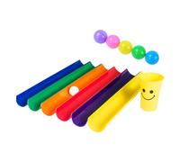 CoudarTitie 6 Piezas Juegos de Tubos Equipo Dinámico Cooperación Desafío Portátil Reutilizable Material Polímero Adecuado para Construcción de Equipos Fiestas de, 6 Piezas