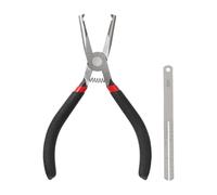 CoudarTitie Alicate para de Guitarra Herramienta para Extraer Pinzas de Corte Extremo Accesorio para Bajo Acero Carbono Diseño Compacto Adecuado P, con Placa de Acero de 0.02