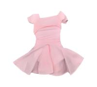 CoudarTitie Conjunto de Falda Plisada a Escala 1/6, Camiseta Hueca Y Falda, Modelo para Figura de Acción Coleccionable de 12 Pulgadas, Rosa