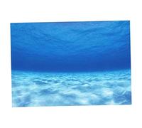 CoudarTitie de Fondo para Pecera con Panorámica Póster Decorativo Lámina para Tanque Fondo de PVC Adherible Al Vidrio Adecua, Cielo Azul, El 122x46cm