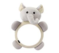 CoudarTitie Espejo para Asiento de Bebé Retrovisor Interior para Coche con Animal de Peluche Antirrotura Y Material Seguro Adecuado para Infantil Paseo,