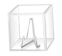CoudarTitie Estuche de Plectros para Guitarra con Soporte Transparente, Caja de Presentación, Base Clara