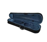 CoudarTitie Estuche para Violín Triangular Estuche Rígido Funda Caja con Casco Protector y Cierre Seguro para Mantener Todo Organizado Interior de Peluche Que, 1/8