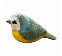 CoudarTitie Figura Pájaro Tallado Tallado Adorno Pájaro con perficie Facetada Llama para Escritorio, Sala Estar